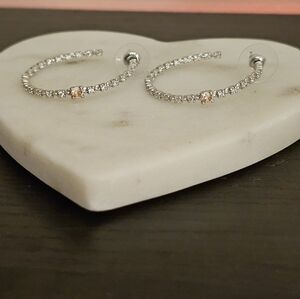 Smokey Topaz Hoops